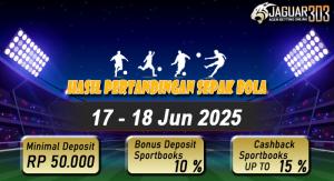 Hasil Pertandingan Sepak Bola 17 - 18 Juni 2025