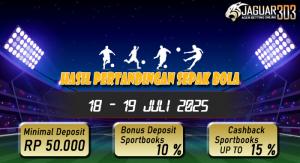 Hasil Pertandingan Sepak Bola 18 - 19 Juli 2025