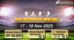 Hasil Pertandingan Sepak Bola 17 - 18 November 2025